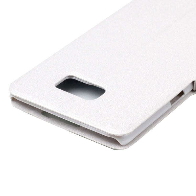 For Galaxy S7 / G930 Silk Texture Horizontal Flip Solid Color Leather Case with Call Display ID