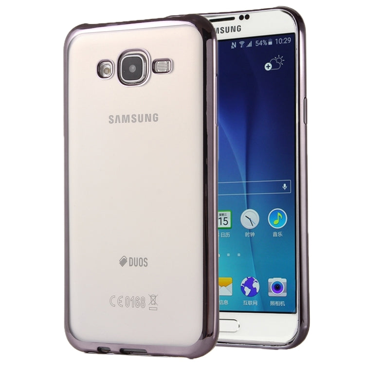For Galaxy A8 / A800 Electroplating Soft TPU Protective Cover Case