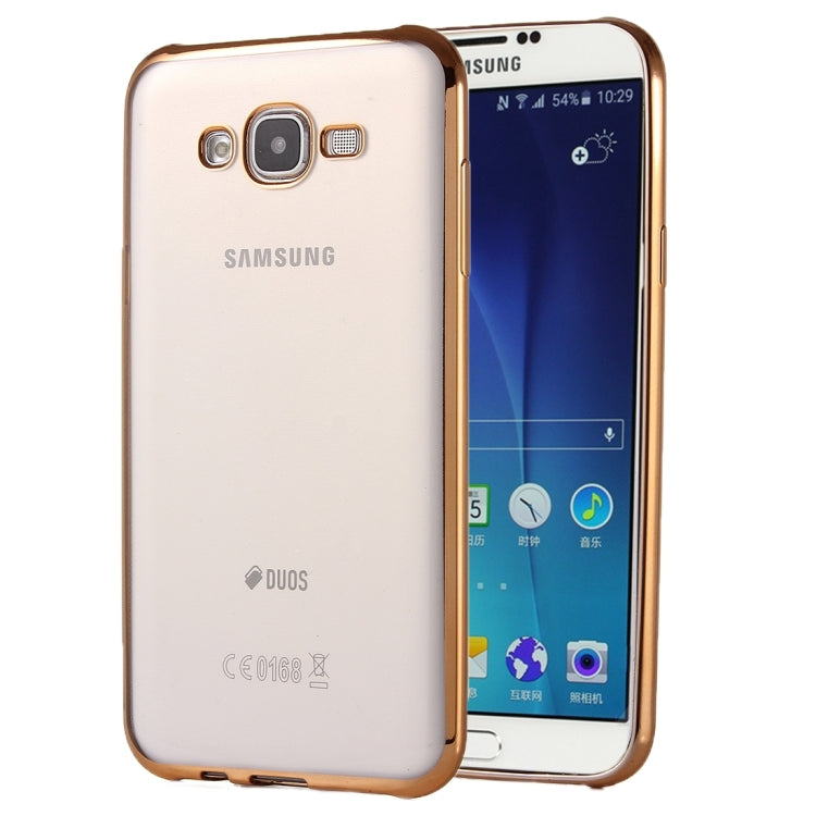 For Galaxy A8 / A800 Electroplating Soft TPU Protective Cover Case