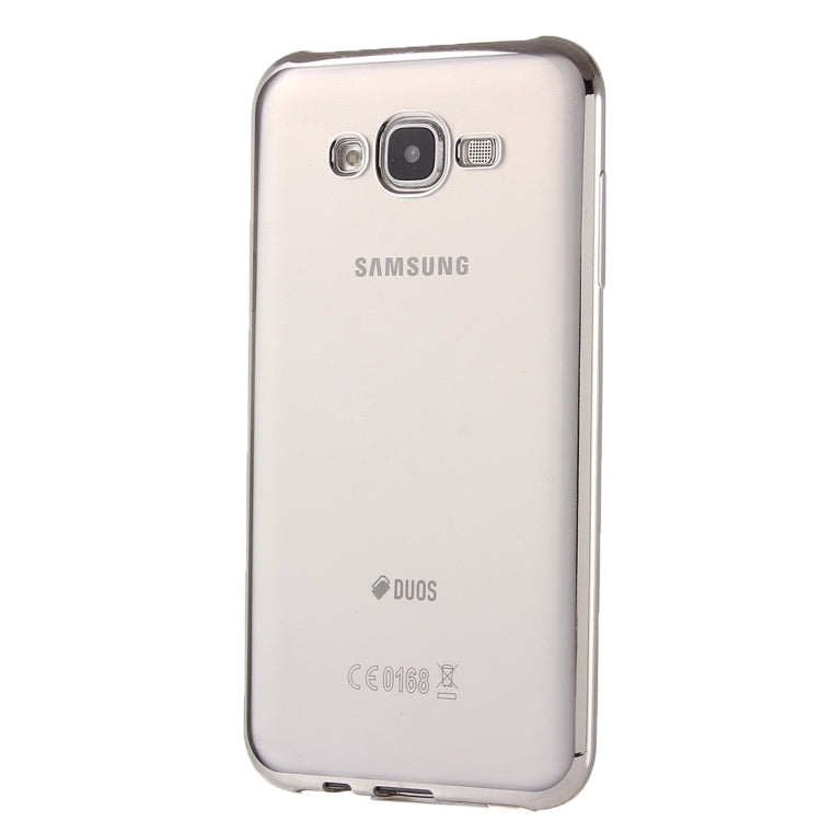 For Galaxy J7 / J700 Electroplating Soft TPU Protective Cover Case