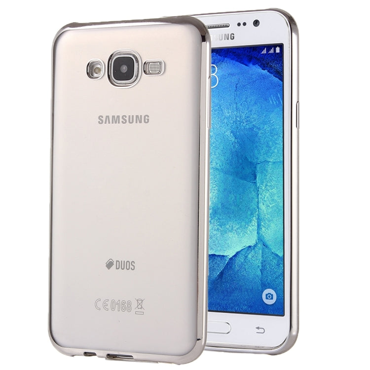 For Galaxy J7 / J700 Electroplating Soft TPU Protective Cover Case