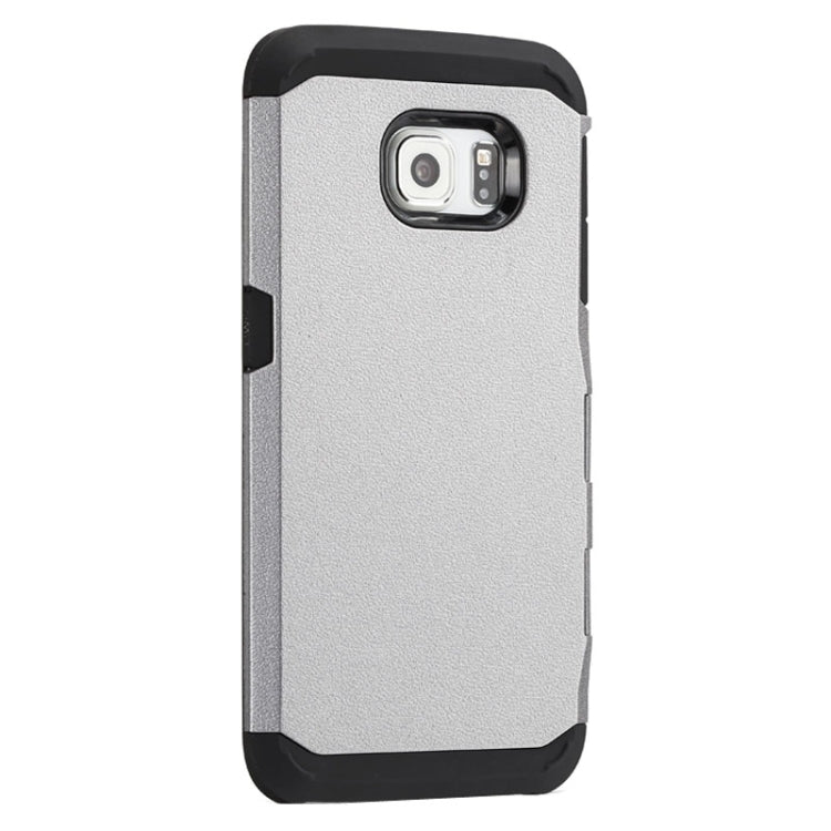 For Galaxy S6 Edge / G925 Litchi Texture Horizontal Flip Smart Case with Call Display ID