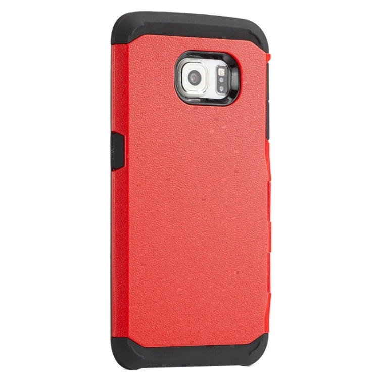 For Galaxy S6 Edge / G925 Litchi Texture Horizontal Flip Smart Case with Call Display ID