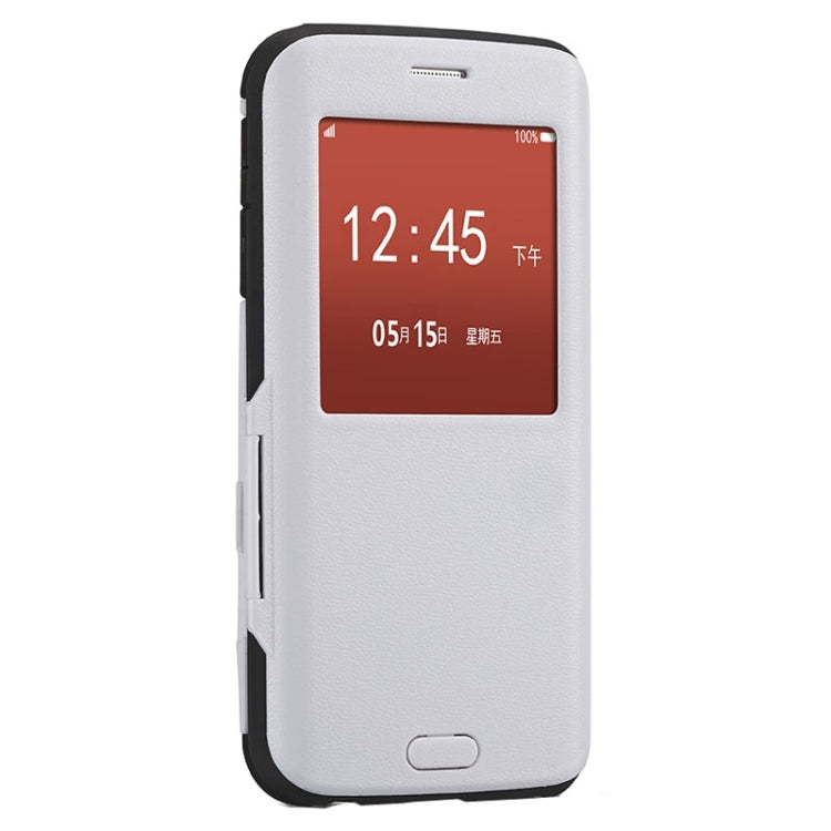 For Galaxy S6 Edge / G925 Litchi Texture Horizontal Flip Smart Case with Call Display ID