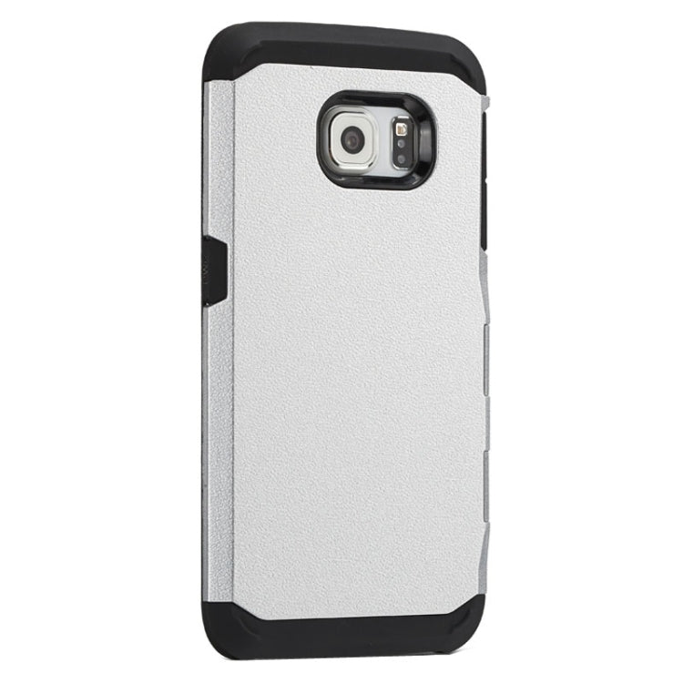 For Galaxy S6 Edge / G925 Litchi Texture Horizontal Flip Smart Case with Call Display ID