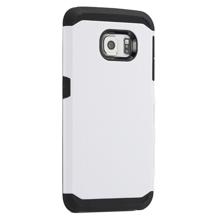 For Galaxy S6 Edge / G925 Litchi Texture Horizontal Flip Smart Case with Call Display ID