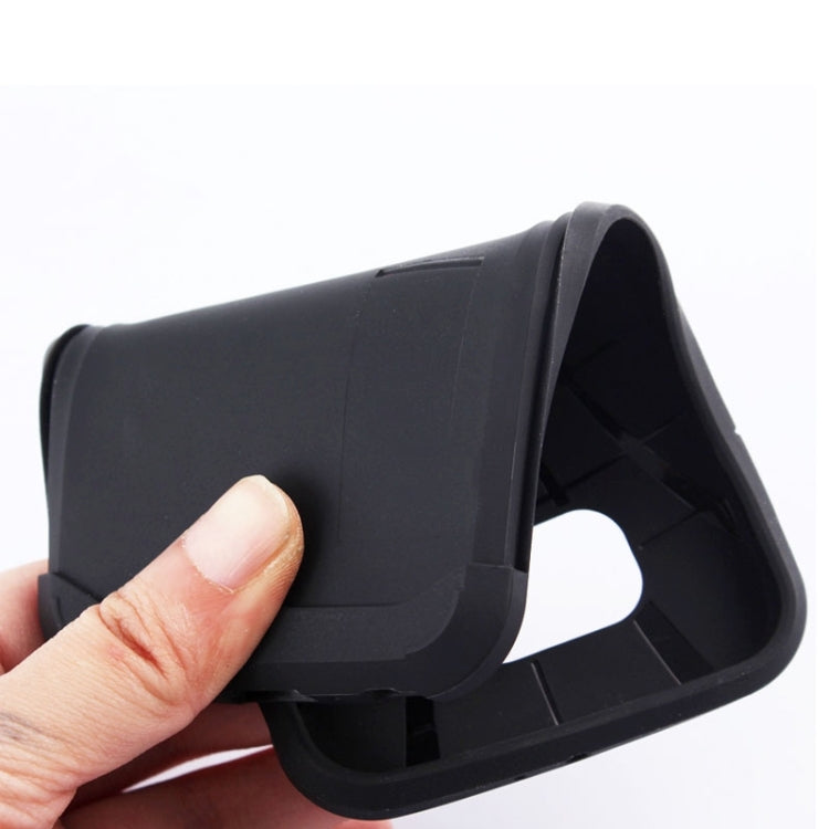 For Galaxy S6 Edge / G925 Litchi Texture Horizontal Flip Smart Case with Call Display ID