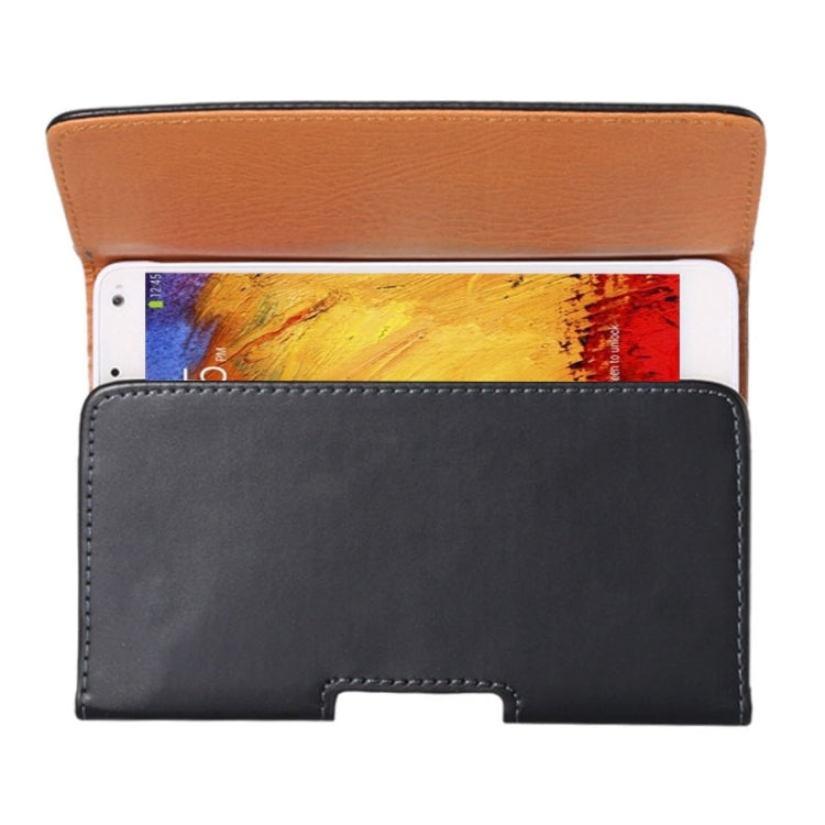 Crazy Horse Texture Vertical Flip Leather Case / Waist Bag with Back Splint for Samsung Note 3 / N900