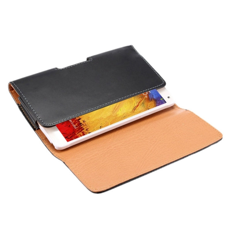 Crazy Horse Texture Vertical Flip Leather Case / Waist Bag with Back Splint for Samsung Note 3 / N900