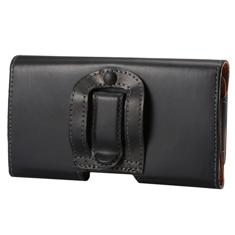 Crazy Horse Texture Vertical Flip Leather Case / Waist Bag with Back Splint for Galaxy Note II / N7100