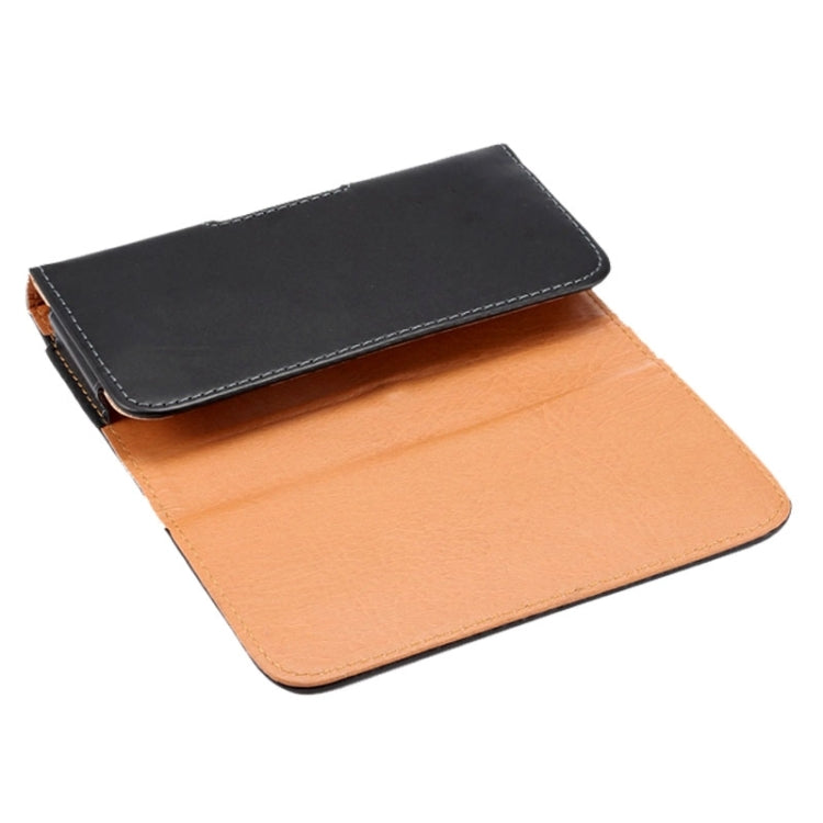 Crazy Horse Texture Vertical Flip Leather Case / Waist Bag with Back Splint for Galaxy Note II / N7100