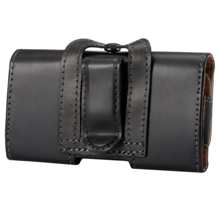 For iPhone X & Galaxy S6 / G920 Crazy Horse Texture Vertical Flip Leather Case / Waist Bag with Back Splint