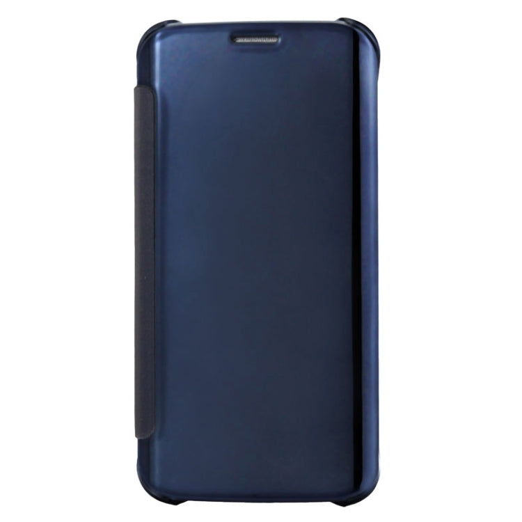For Galaxy S6 edge / G925 Horizontal Flip Solid Color Plating Mirror Leather Case