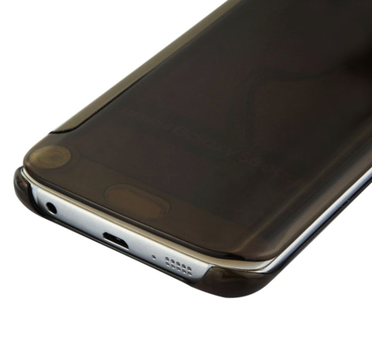 For Galaxy S6 edge / G925 Horizontal Flip Clear Color Protective Case