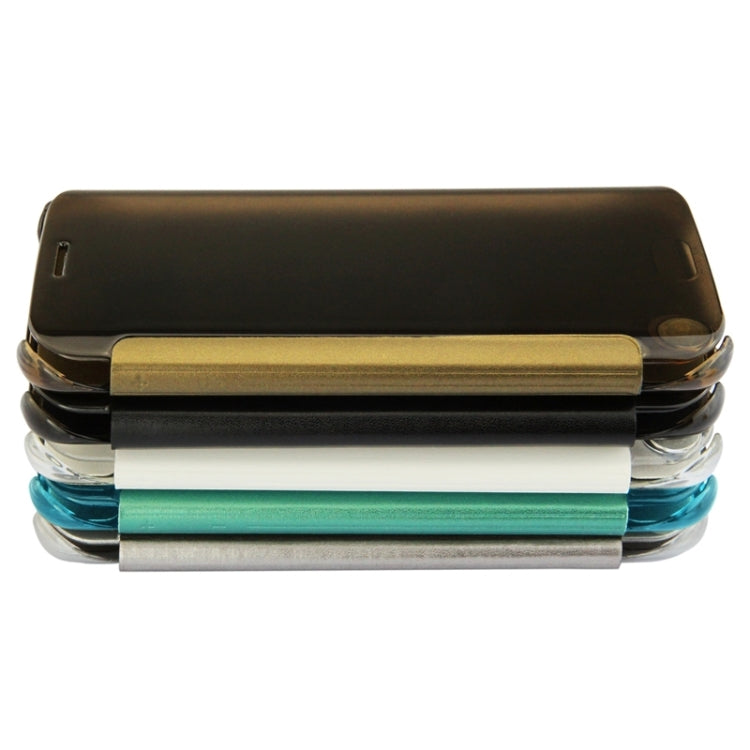 For Galaxy S6 edge / G925 Horizontal Flip Clear Color Protective Case