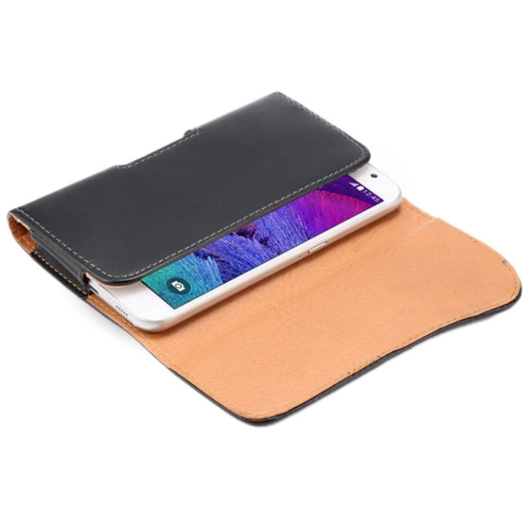 Universal Crazy Horse Texture Vertical Flip Leather Case / Waist Bag with Back Splint and Arch Design for iPhone 6 Plus & 6S Plus, Galaxy Note 8 / Galaxy Note 5 / N920 & S6 Edge Plus / G928 & A8 / A800 & Note IV / N910