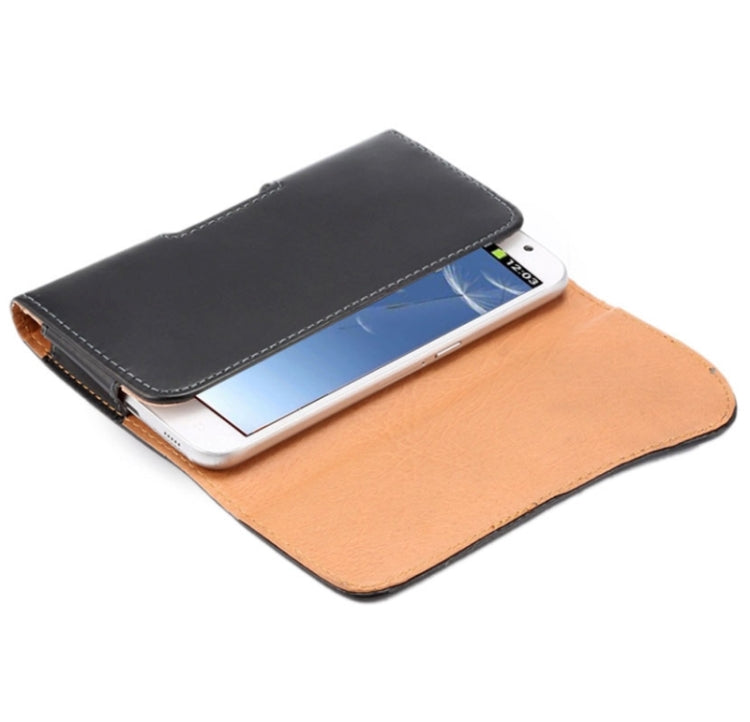 Crazy Horse Texture Vertical Flip Leather Case / Waist Bag with Back Splint and Arch Design for Galaxy S3 / i9300