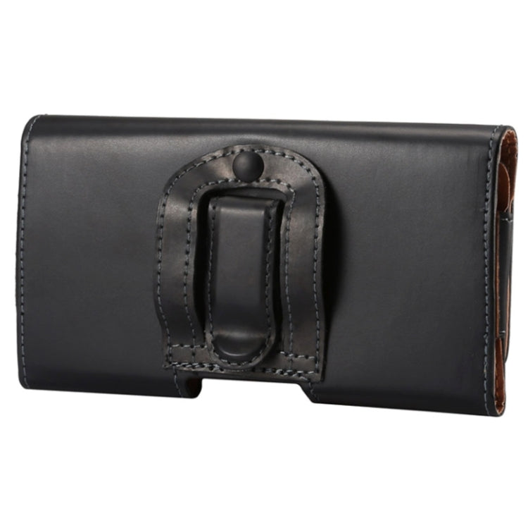 6.3 Inch Crazy Horse Texture Vertical Flip Leather Case / Waist Bag and Arch Design with Back Splint for Galaxy Mega 6.3 /  Mega 2 / G750F