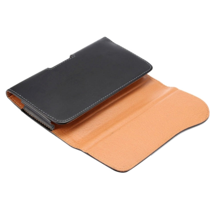 6.3 Inch Crazy Horse Texture Vertical Flip Leather Case / Waist Bag and Arch Design with Back Splint for Galaxy Mega 6.3 /  Mega 2 / G750F