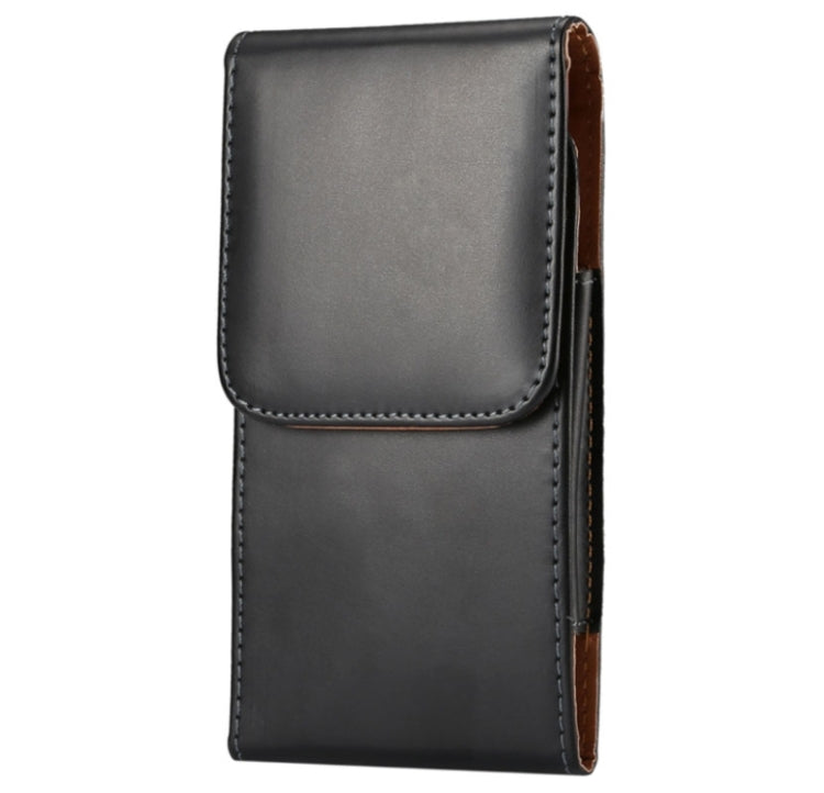 For iPhone X & Galaxy S7 & S6 / G920 Crazy Horse Texture Vertical Flip Leather Case / Waist Bag with Back Splint