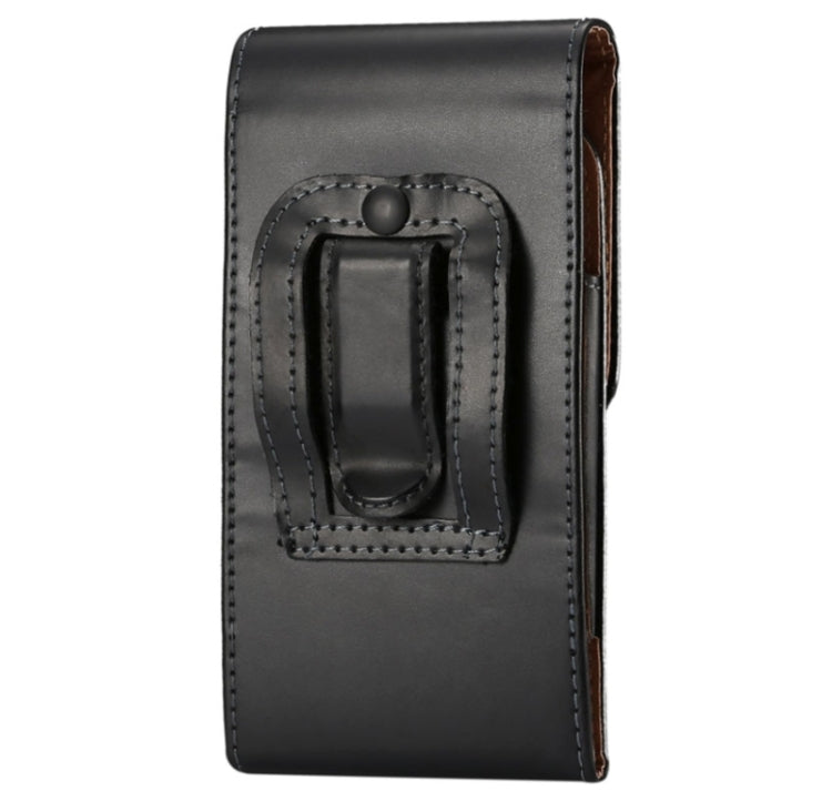 For iPhone X & Galaxy S7 & S6 / G920 Crazy Horse Texture Vertical Flip Leather Case / Waist Bag with Back Splint