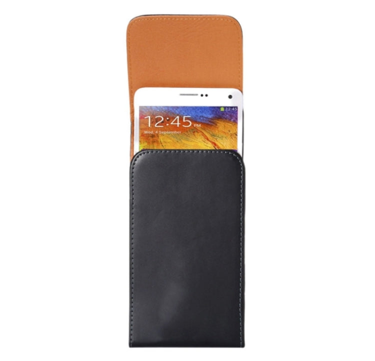 Crazy Horse Texture Vertical Flip Leather Case / Waist Bag with Back Splint for Galaxy Note 3 / N900