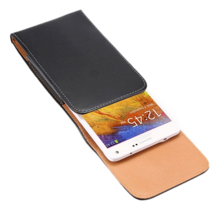 Crazy Horse Texture Vertical Flip Leather Case / Waist Bag with Back Splint for Galaxy Note 3 / N900