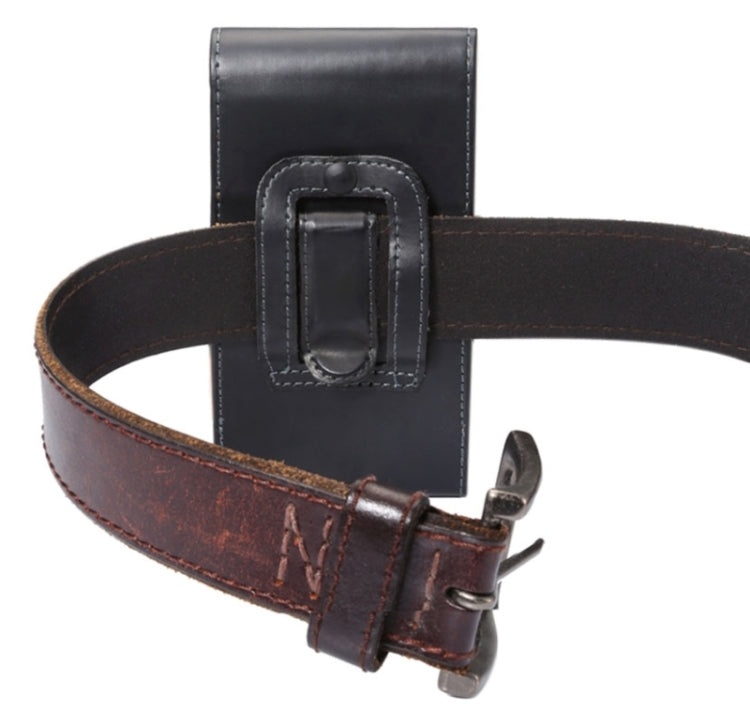 Crazy Horse Texture Vertical Flip Leather Case / Waist Bag with Back Splint for Galaxy Note 3 / N900
