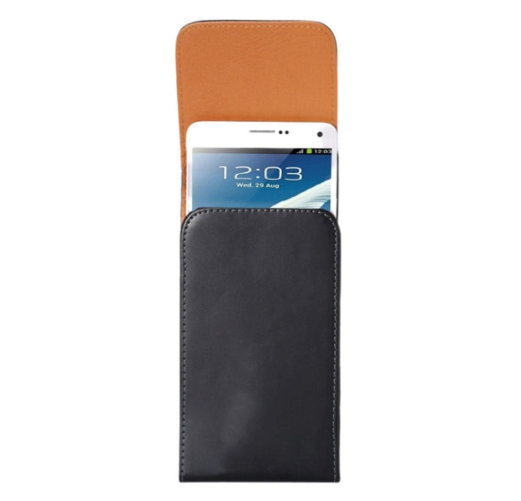Crazy Horse Texture Vertical Flip Leather Case / Waist Bag with Back Splint for Galaxy Note 3 / N7100