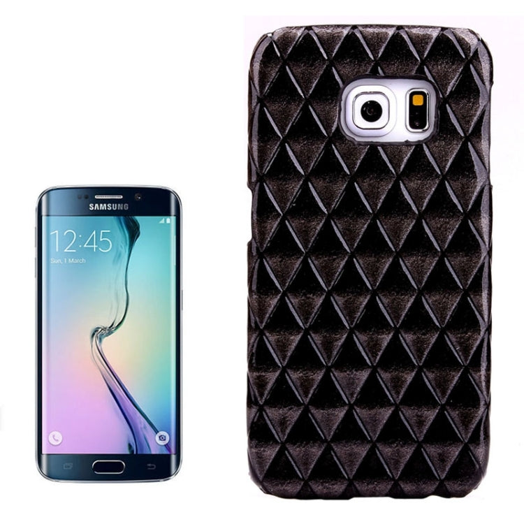 For Galaxy S6 Edge / G925 Diamond Pattern Bicolor Protective Case