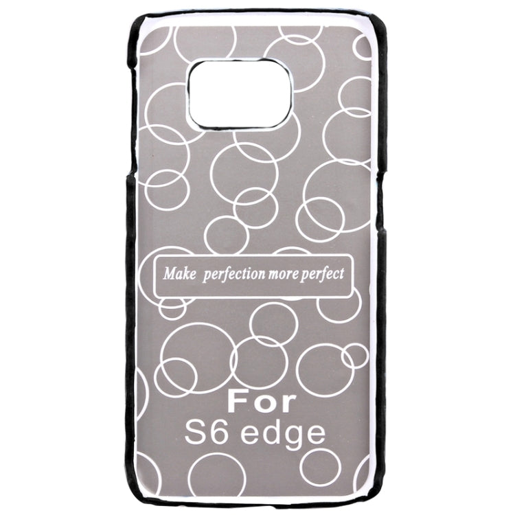 For Galaxy S6 Edge / G925 Diamond Pattern Bicolor Protective Case