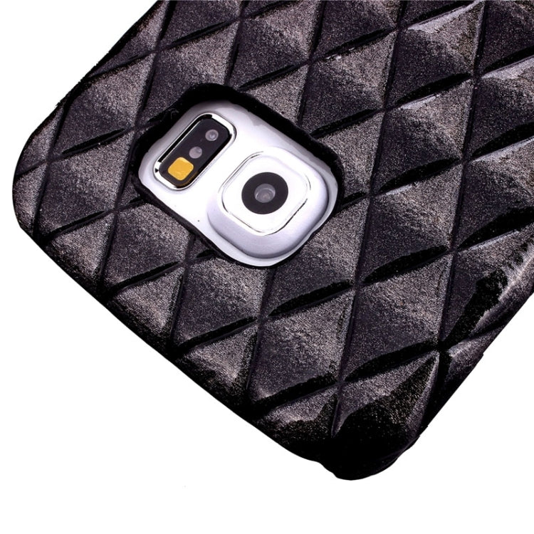 For Galaxy S6 Edge / G925 Diamond Pattern Bicolor Protective Case