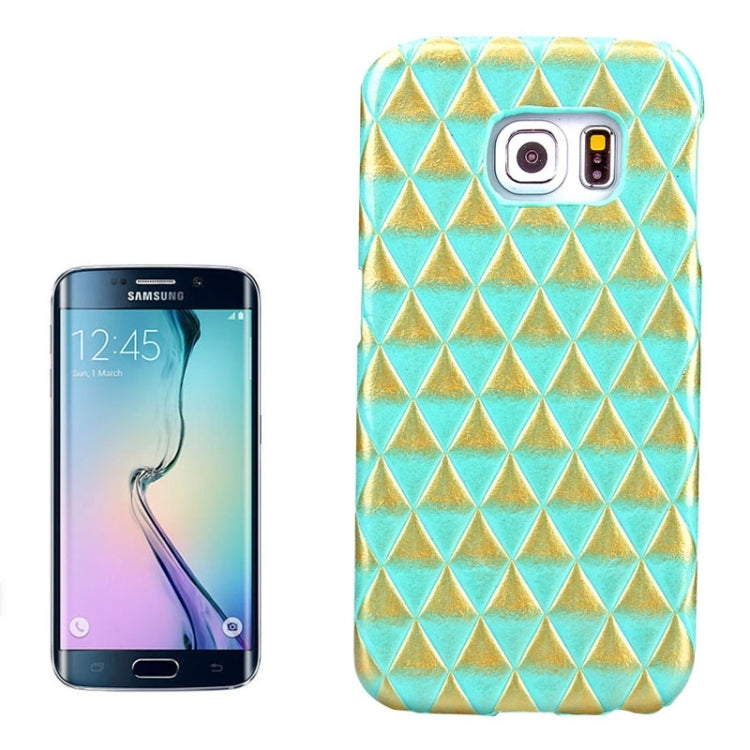 For Galaxy S6 Edge / G925 Diamond Pattern Bicolor Protective Case