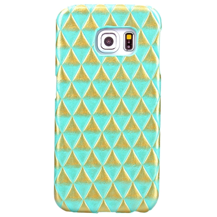 For Galaxy S6 Edge / G925 Diamond Pattern Bicolor Protective Case