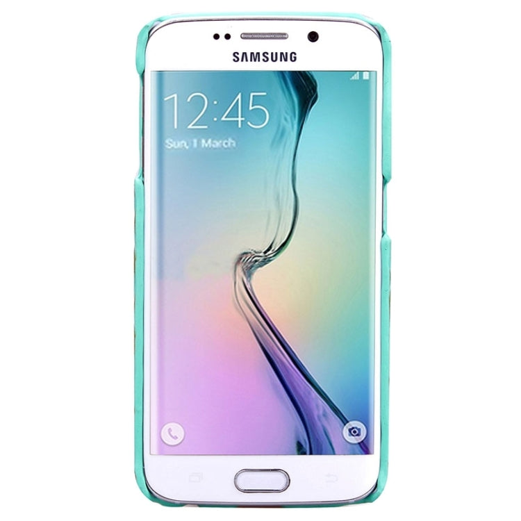 For Galaxy S6 Edge / G925 Diamond Pattern Bicolor Protective Case
