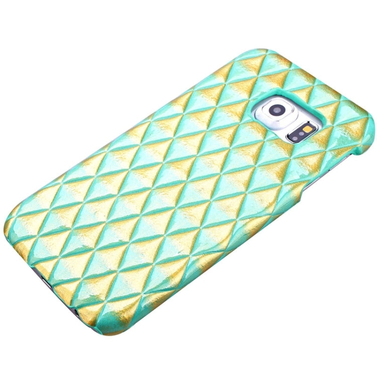 For Galaxy S6 Edge / G925 Diamond Pattern Bicolor Protective Case