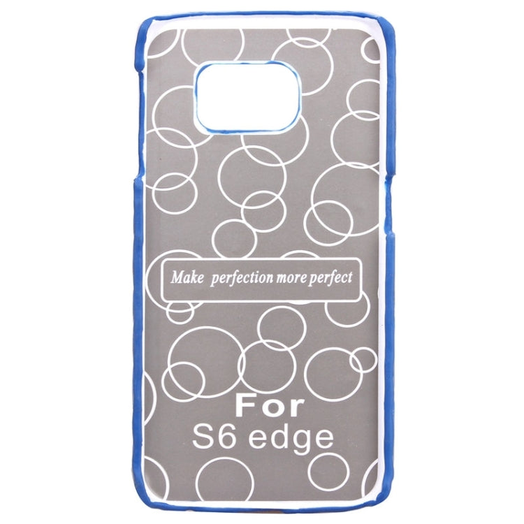 For Galaxy S6 Edge / G925 Diamond Pattern Bicolor Protective Case