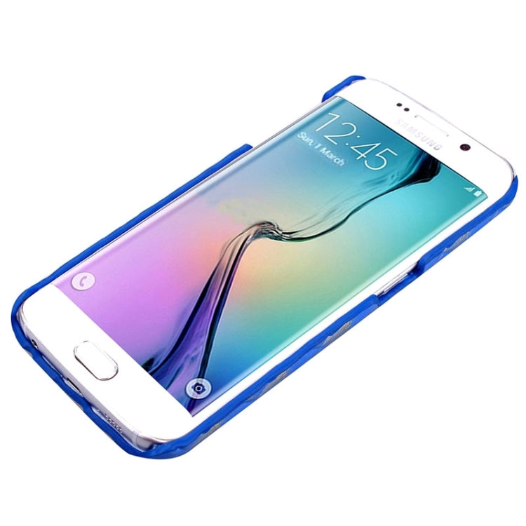 For Galaxy S6 Edge / G925 Diamond Pattern Bicolor Protective Case