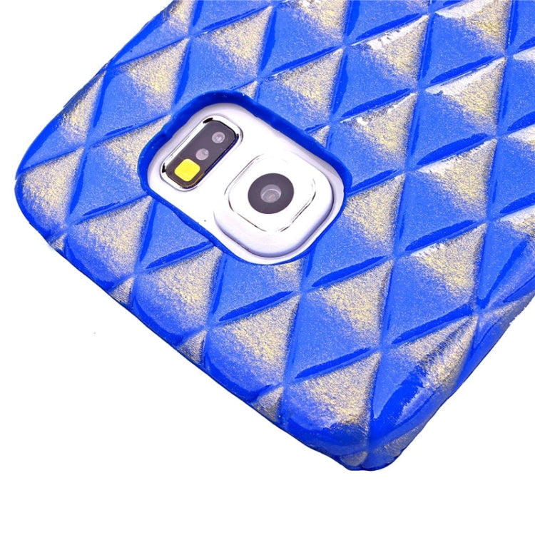For Galaxy S6 Edge / G925 Diamond Pattern Bicolor Protective Case