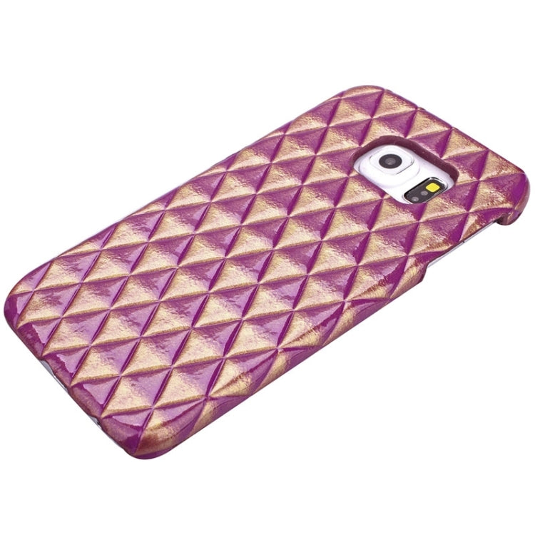 For Galaxy S6 Edge / G925 Diamond Pattern Bicolor Protective Case
