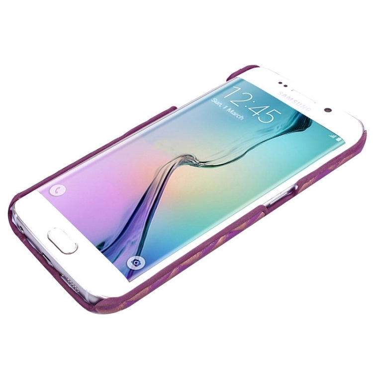For Galaxy S6 Edge / G925 Diamond Pattern Bicolor Protective Case