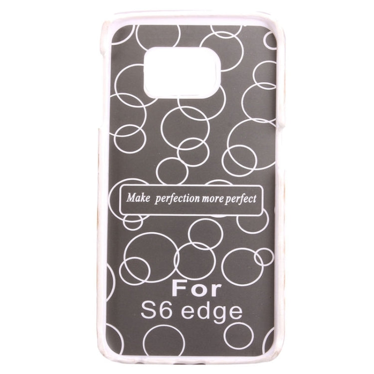 For Galaxy S6 Edge / G925 Diamond Pattern Bicolor Protective Case