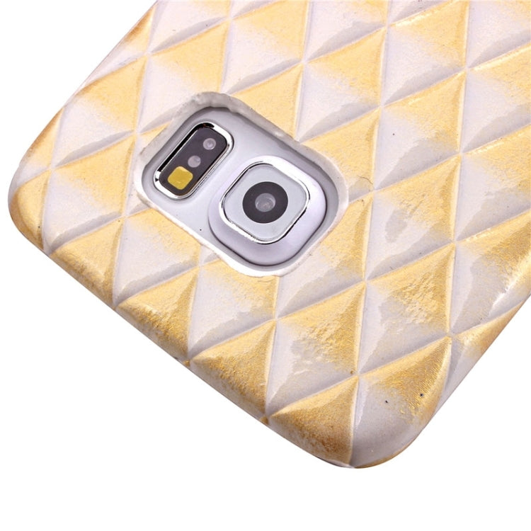 For Galaxy S6 Edge / G925 Diamond Pattern Bicolor Protective Case