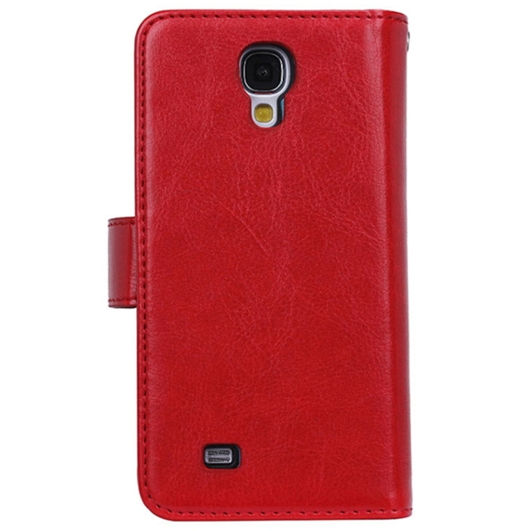 Multifunctional Crazy Horse Texture Horizontal Flip Solid Color Leather Case with Nine Card Slots & Wallet for Galaxy S4 / i9500