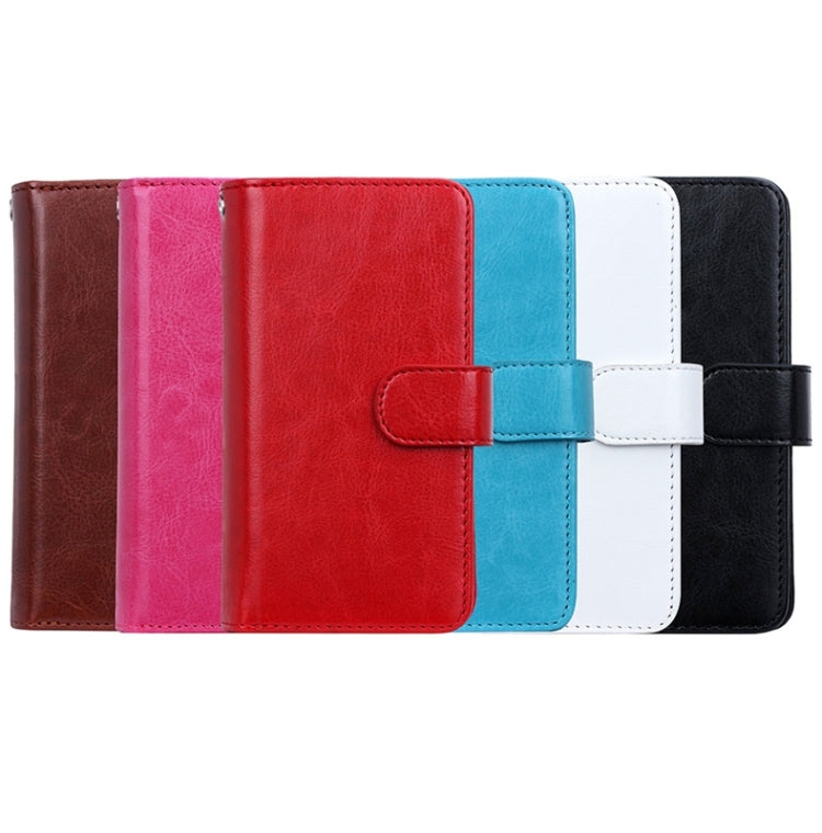 Multifunctional Crazy Horse Texture Horizontal Flip Solid Color Leather Case with Nine Card Slots & Wallet for Galaxy S4 / i9500