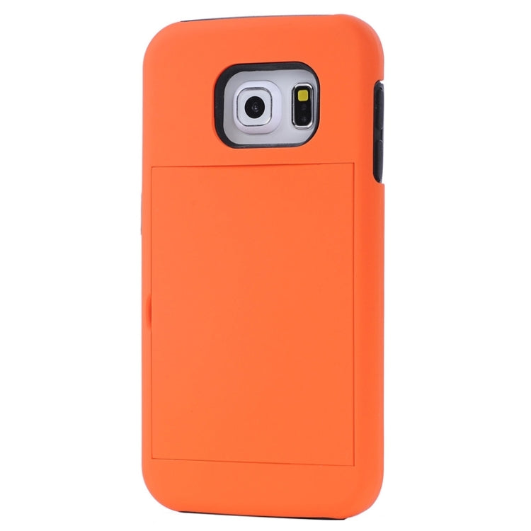 For Galaxy S6 Edge / G925 Solid Color Combination Case with Holder and Card Slot