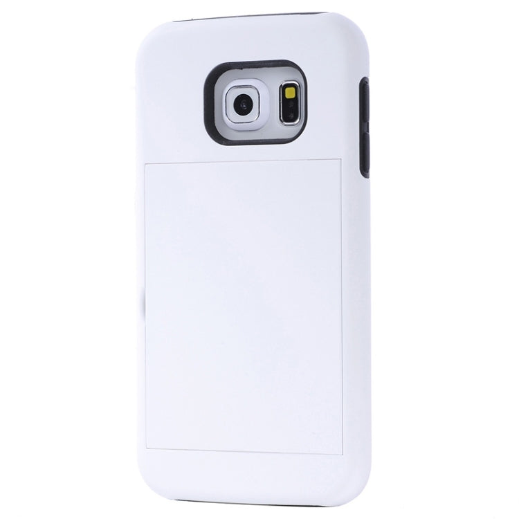 For Galaxy S6 Edge / G925 Solid Color Combination Case with Holder and Card Slot