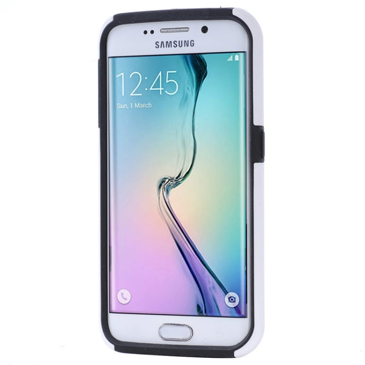 For Galaxy S6 Edge / G925 Solid Color Combination Case with Holder and Card Slot