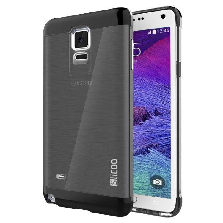 Slicoo Brushed Texture Electroplating Combination Case for Galaxy Note 4 / N910