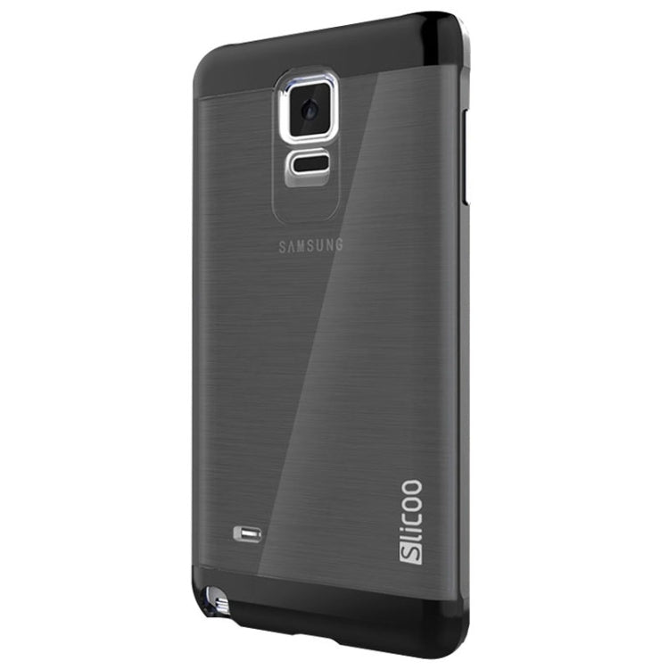 Slicoo Brushed Texture Electroplating Combination Case for Galaxy Note 4 / N910